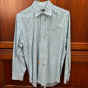 Vineyard Vines men’s Slim Fit Whale Shirt size M